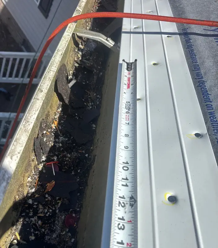 Locked-down edges detail, CTR FORTIFIED Roof install