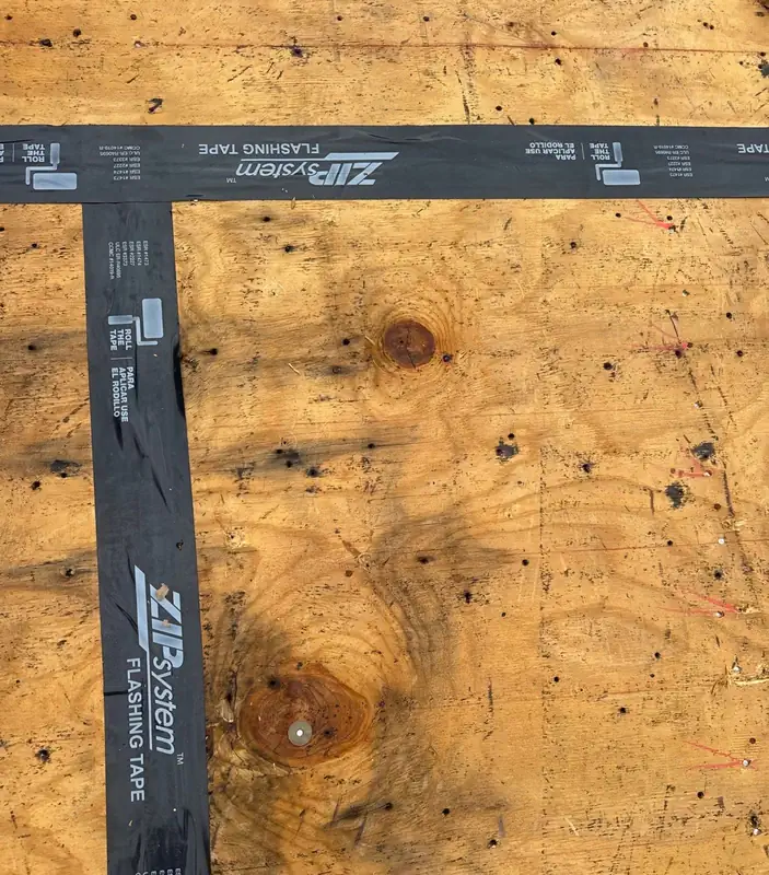 Sealed roof deck detail, CTR FORTIFIED Roof install